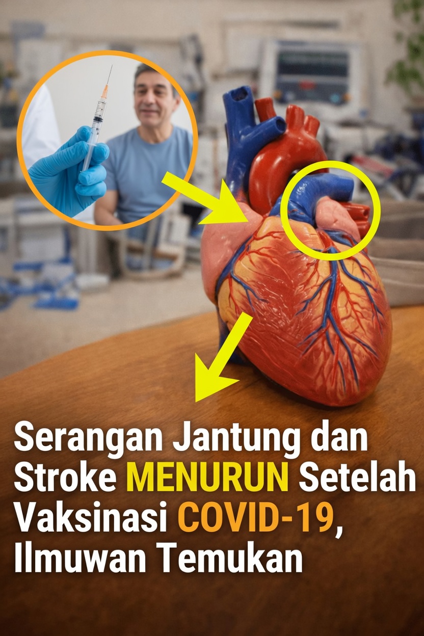 Apa yang Ditemukan Studi Besar terhadap 46 Juta Orang Dewasa tentang Serangan Jantung dan Stroke Setelah Vaksinasi COVID-19