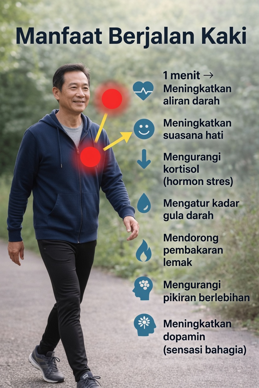 Bagaimana Berjalan Kaki Hanya 10 Menit Sehari Dapat Meningkatkan Energi, Suasana Hati, dan Kesejahteraan Anda Secara Keseluruhan