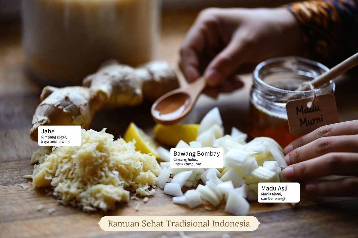 Sudahkah Anda Mencoba Campuran Sederhana Jahe, Bawang Bombai, Bawang Putih, Lemon, dan Madu Ini?