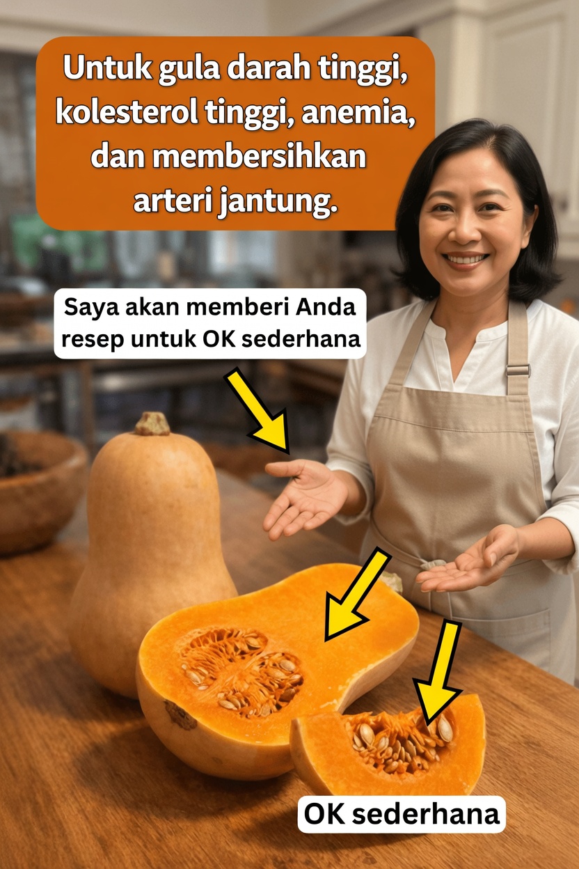 Labu Butternut: Makanan Alami Tradisional untuk Mendukung Kadar Gula Darah yang Sehat, Keseimbangan Kolesterol, Anemia, dan Kesehatan Jantung