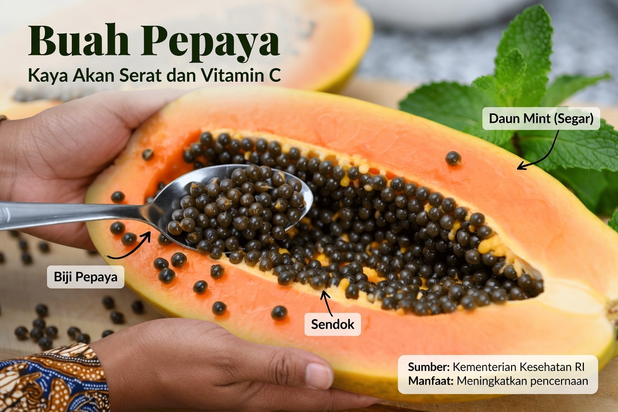Biji Pepaya: Apa yang Disukai Semua Orang dari Buahnya, tetapi Sedikit yang Tahu tentang Kekuatan Biji di Dalamnya