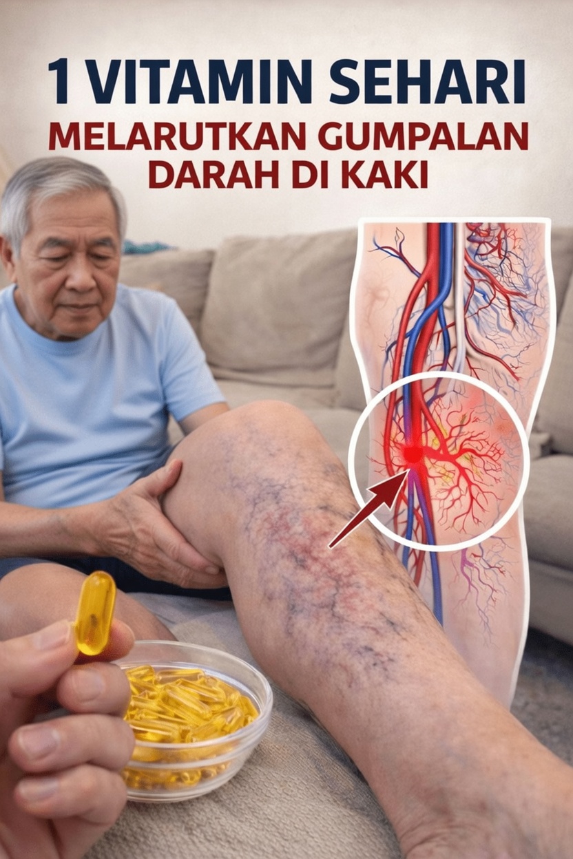 1 Vitamin Sehari untuk Melarutkan Gumpalan Darah di Kaki: Saran Dokter Jantung