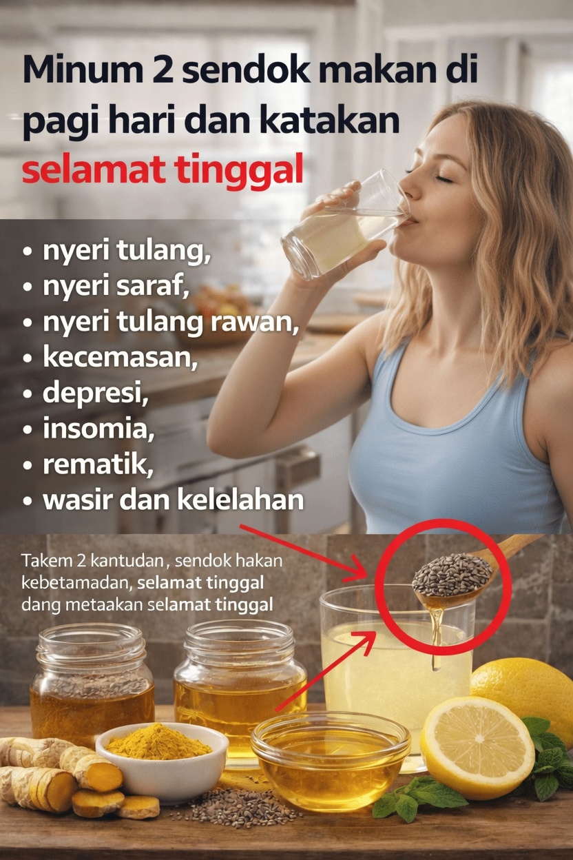 2 Sendok Makan Setiap Pagi: Temukan Resep Mudah Ini dengan Kunyit, Jahe, Lemon, Madu, dan Biji Chia