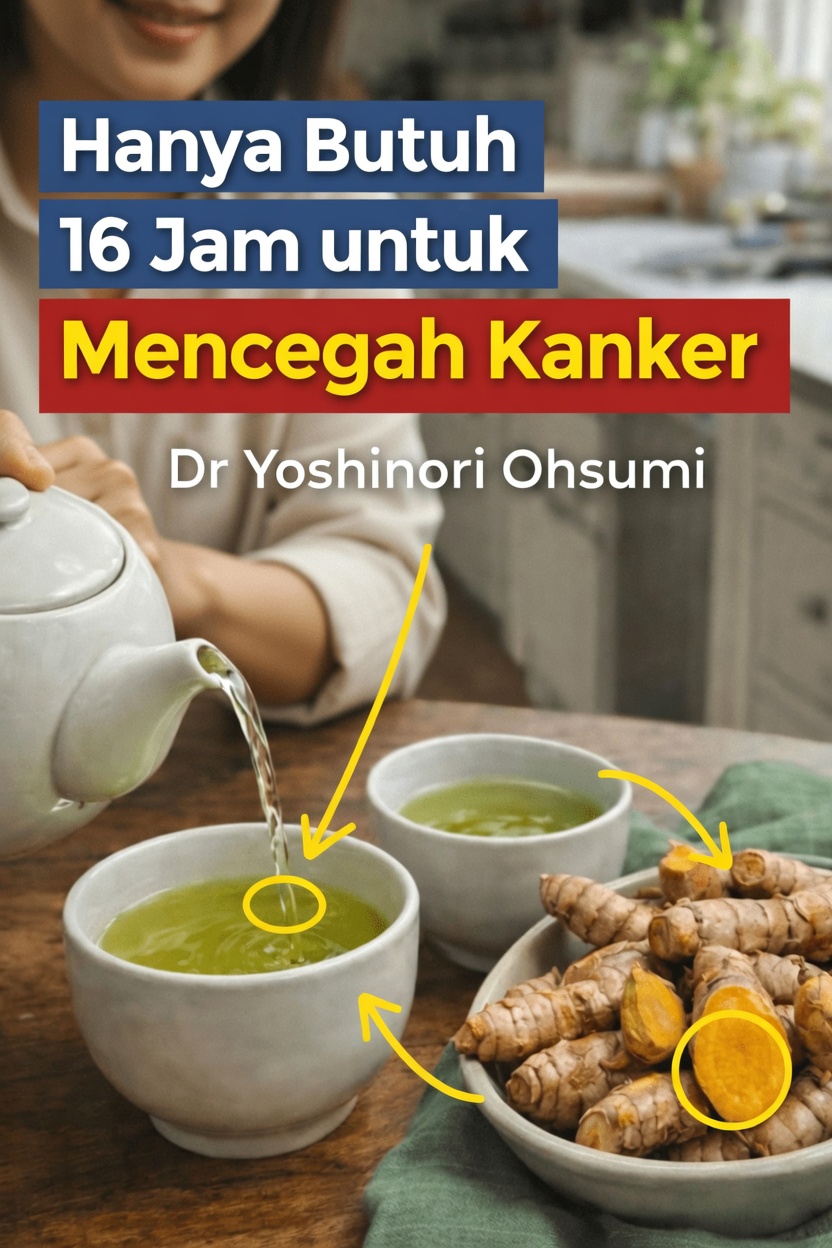 Bagaimana Puasa Intermiten 16 Jam yang Dikombinasikan dengan Teh Hijau dan Kunyit Dapat Mendukung Kesehatan Seluler Alami