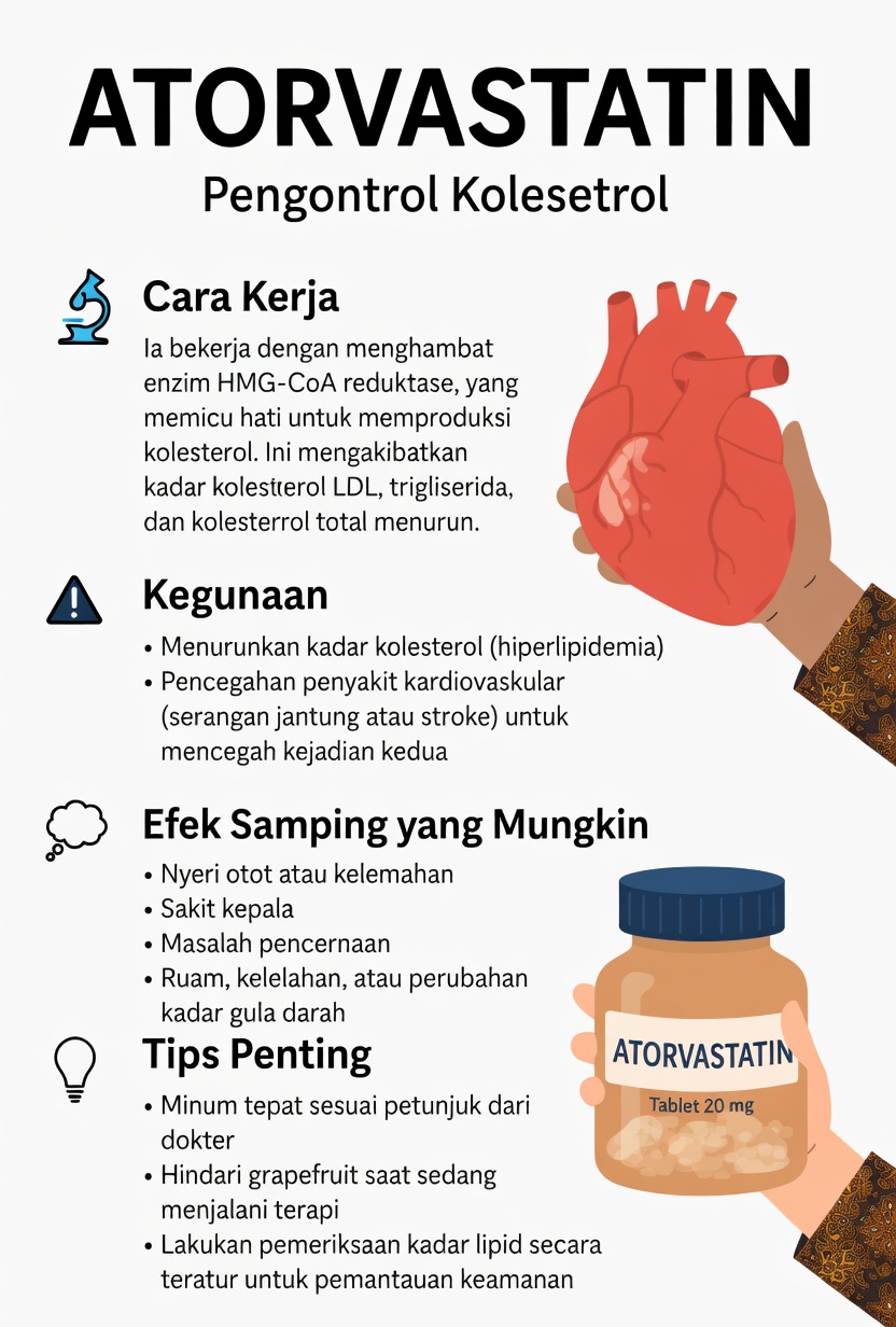 Efek Samping Atorvastatin: Apa yang Perlu Anda Ketahui tentang Reaksi Umum dan Cara Mengatasinya