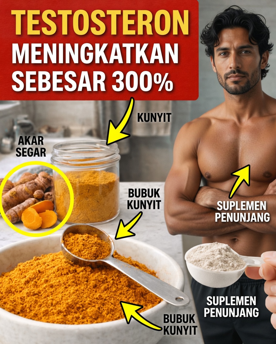 Menjelajahi Potensi Peran Kunyit dalam Mendukung Kadar Testosteron yang Sehat Secara Alami