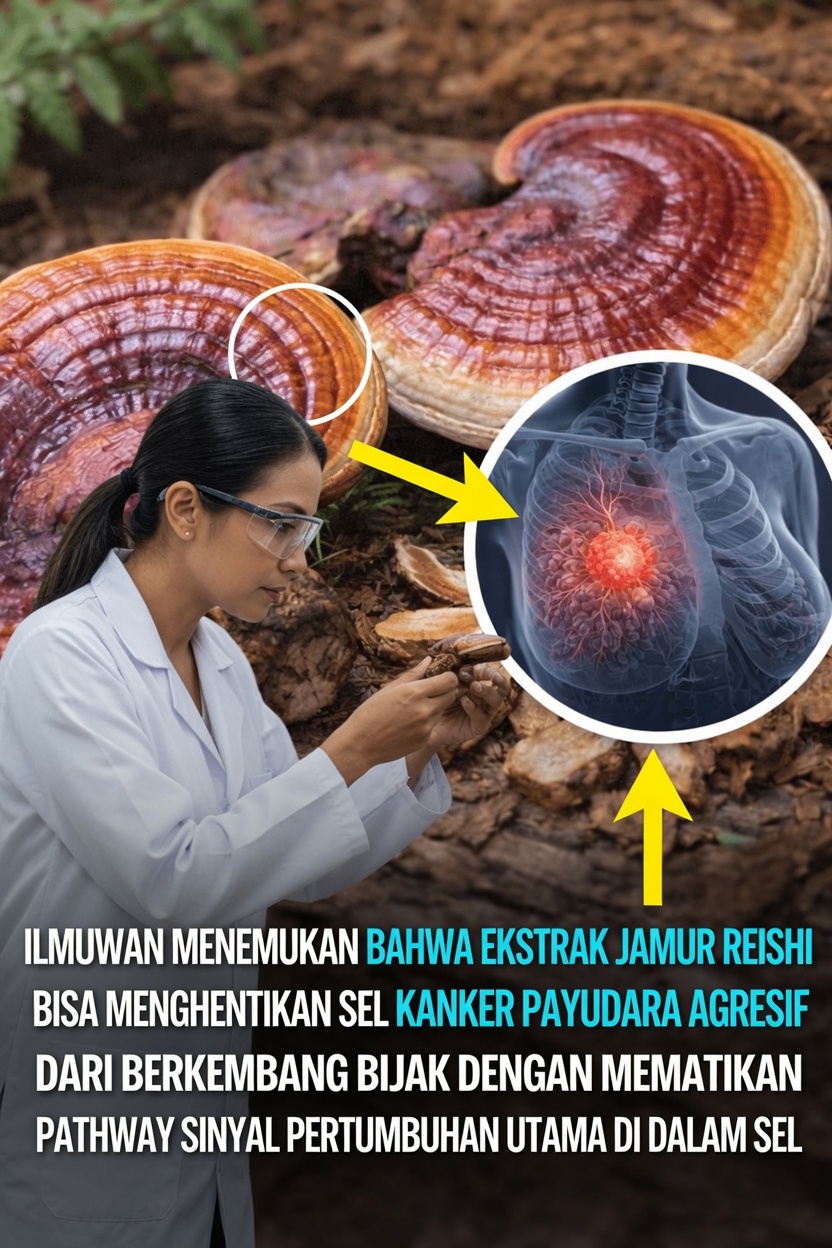 Jamur Reishi: Apa Kata Sains tentang Ganoderma lucidum dan Penelitian Sel Kanker Payudara