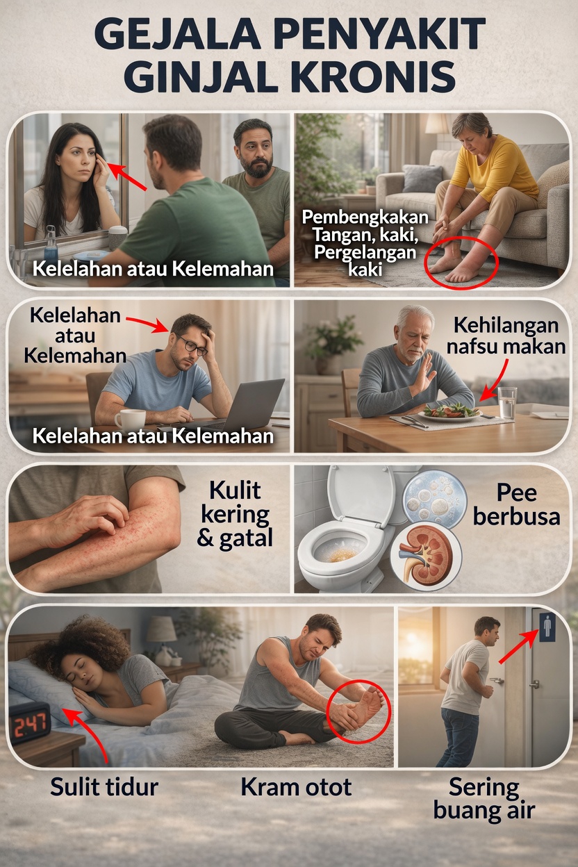 10 Tanda Peringatan Dini Penyakit Ginjal Kronis yang Tidak Boleh Anda Abaikan