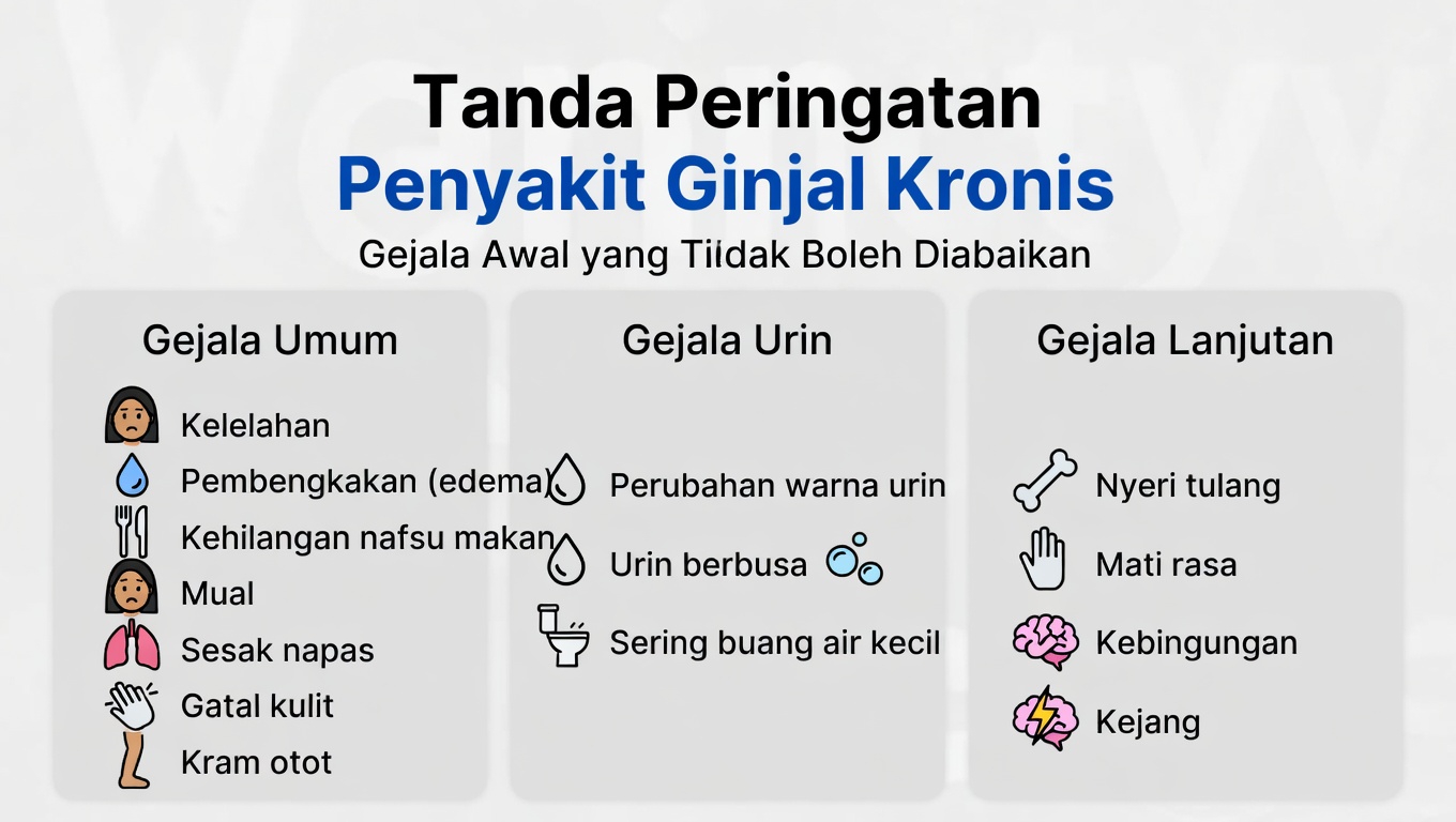 10 Tanda Peringatan Dini Penyakit Ginjal Kronis yang Tidak Boleh Anda Abaikan