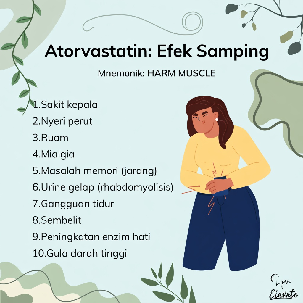 Apakah Anda Mengalami Gejala yang Tidak Biasa Saat Mengonsumsi Atorvastatin? 15 Efek Samping yang Kurang Dikenal yang Perlu Diwaspadai