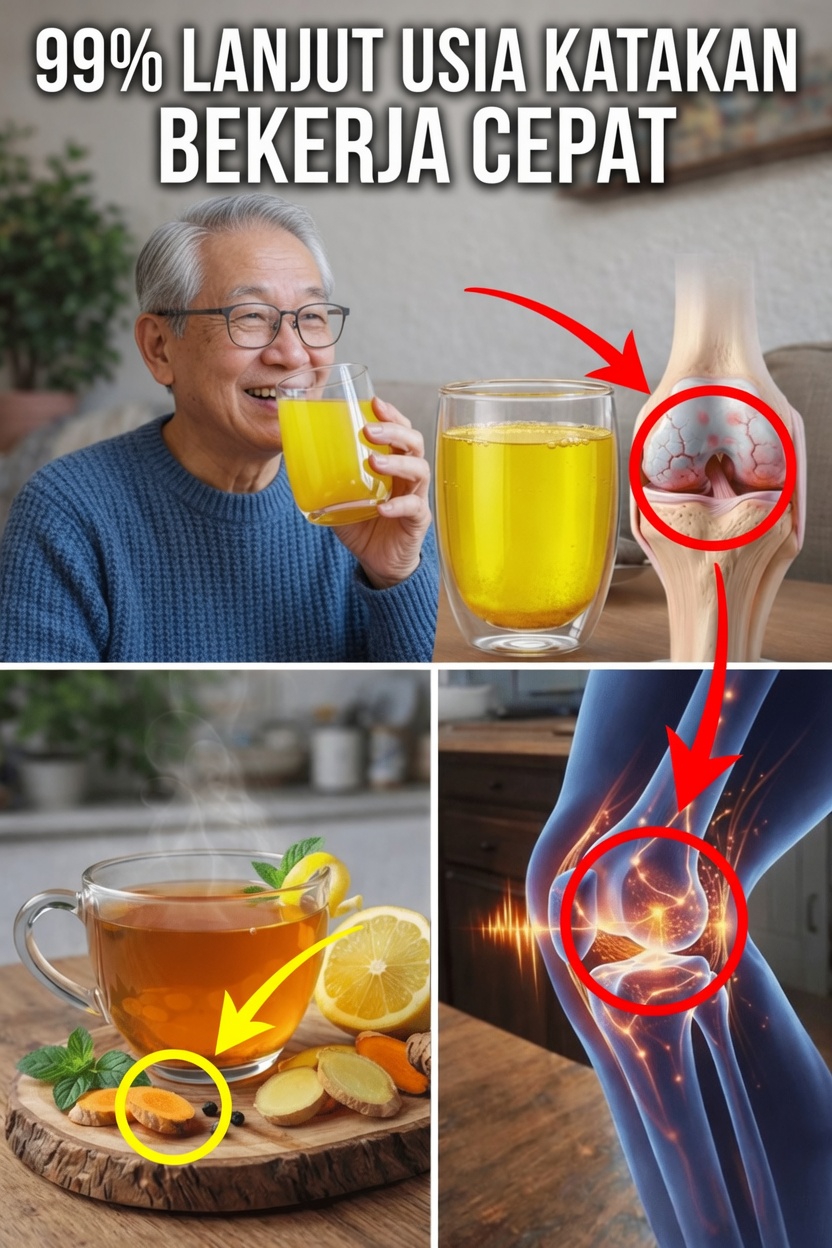 Temukan Resep Minuman Kunyit Jahe Sederhana yang Banyak Digunakan Lansia untuk Mendukung Kesehatan Lutut Secara Alami