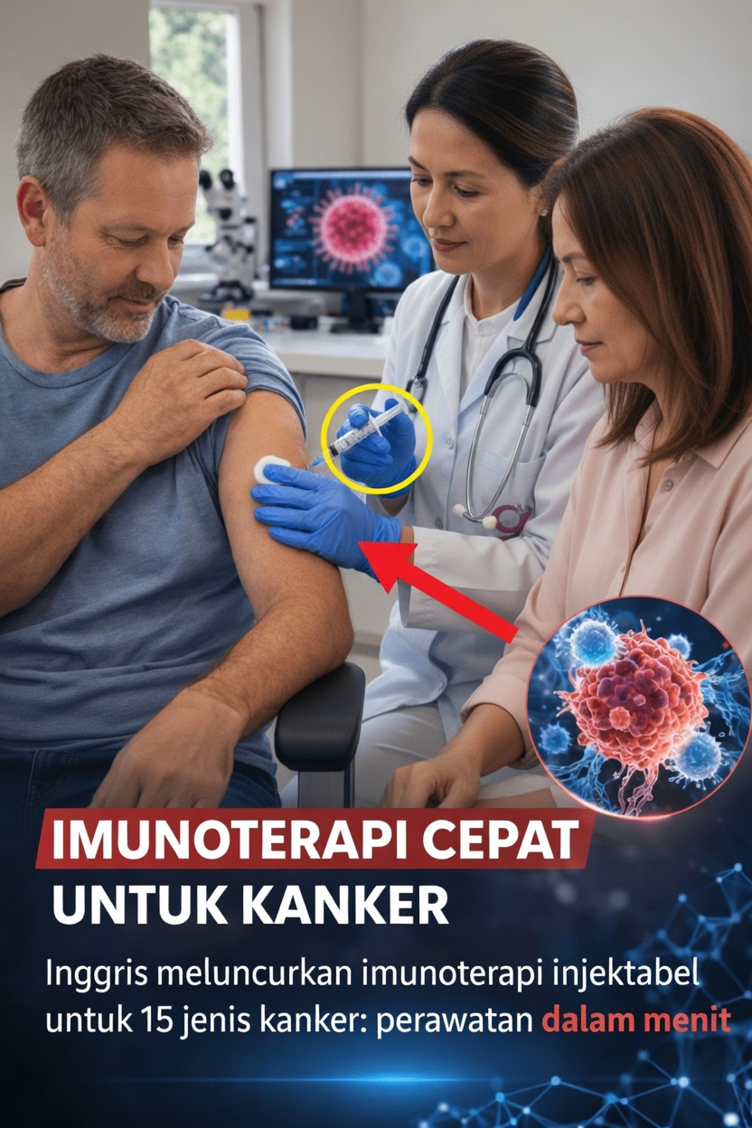 Apa Arti Suntikan Kanker Baru 5 Menit di Inggris bagi Pasien dan Perawatan