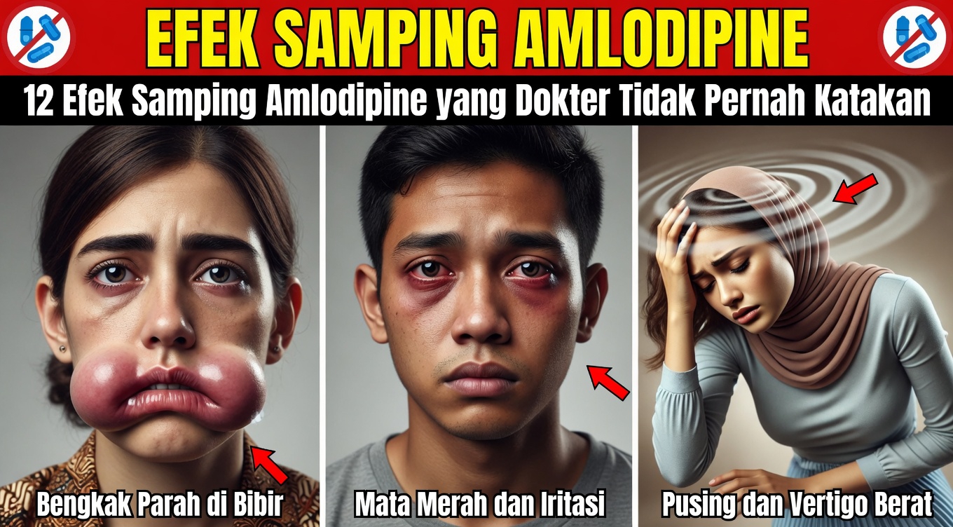 Temukan 12 Efek Samping Umum Amlodipine yang Perlu Anda Ketahui dan Cara Mengenalinya