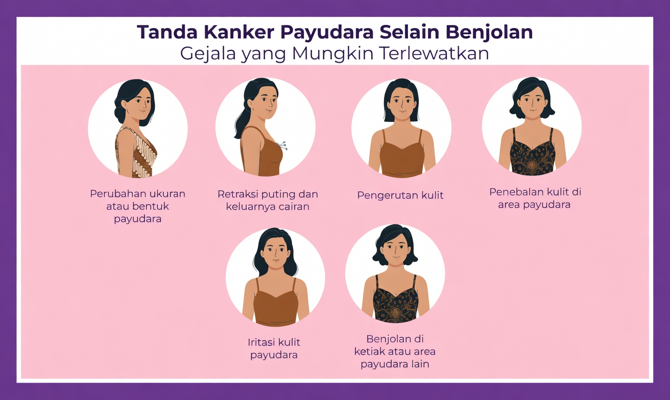 Gejala Kanker Payudara Selain Benjolan: Tanda-Tanda yang Kurang Dikenal yang Harus Dikenali Setiap Wanita