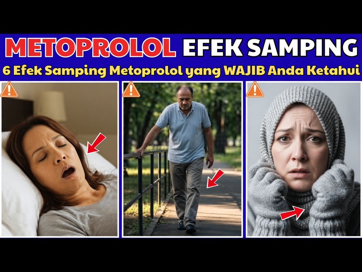 Apa Saja 10 Efek Samping Umum Mengonsumsi Metoprolol dan Cara Mengelolanya dengan Tepat dalam Rutinitas Anda