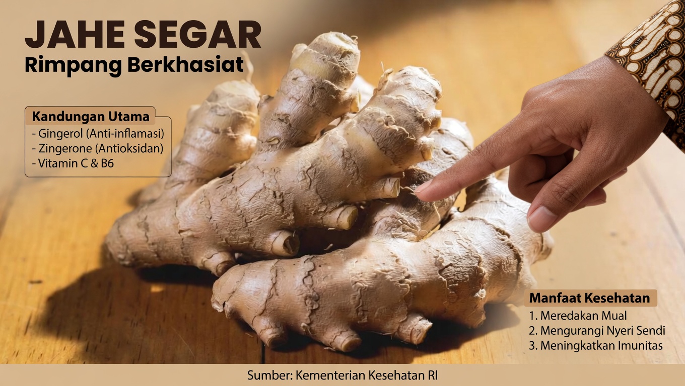 Bisakah Jahe Menjadi Sekutu Sederhana di Dapur untuk Mengatasi Ketidaknyamanan Akibat Sakit Kepala? Menelusuri Bukti-Buktinya