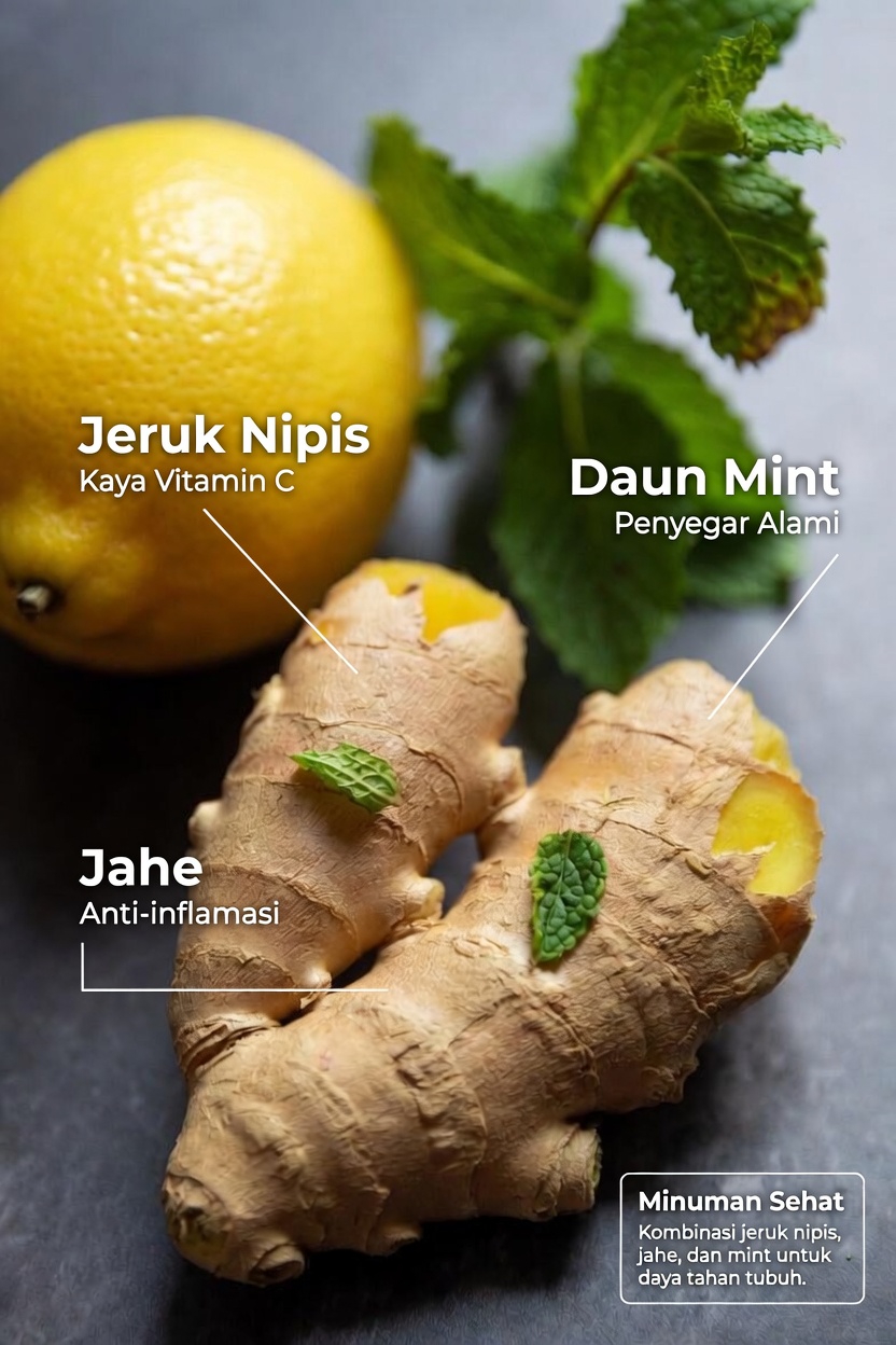 Minuman Jahe Lemon Mint Buatan Rumah yang Sederhana: Apa yang Perlu Anda Ketahui untuk Kebiasaan Sehat bagi Jantung