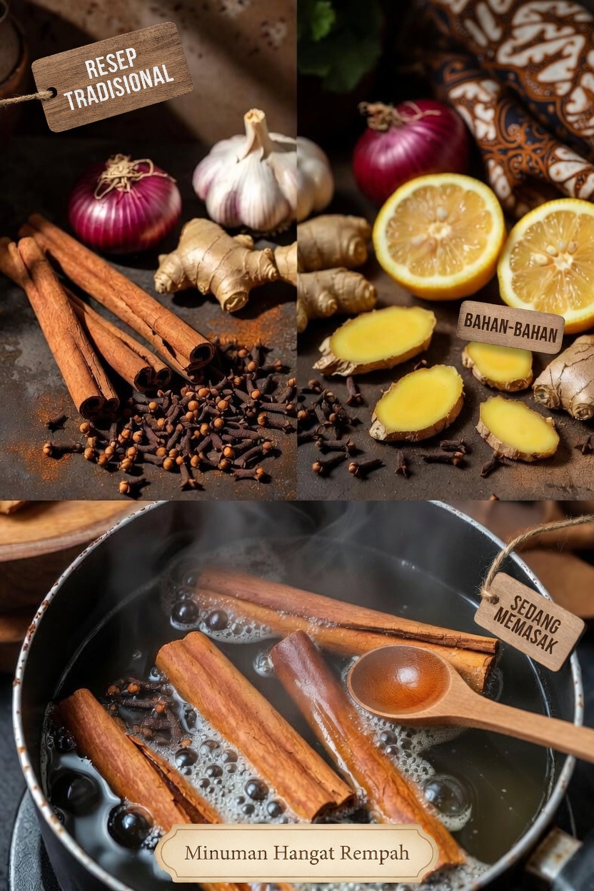 Infus Herbal Rumahan Sederhana: Menjelajahi Kombinasi Kayu Manis, Cengkeh, Bawang Putih, Jahe, Lemon, dan Bawang Bombay