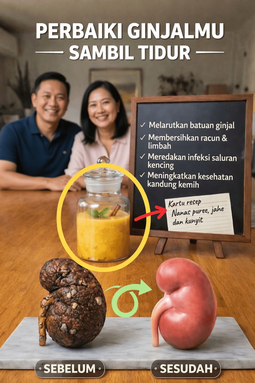 Temukan Resep Minuman Malam Sederhana dengan Nanas, Jahe, dan Adas untuk Mendukung Kesehatan Ginjal