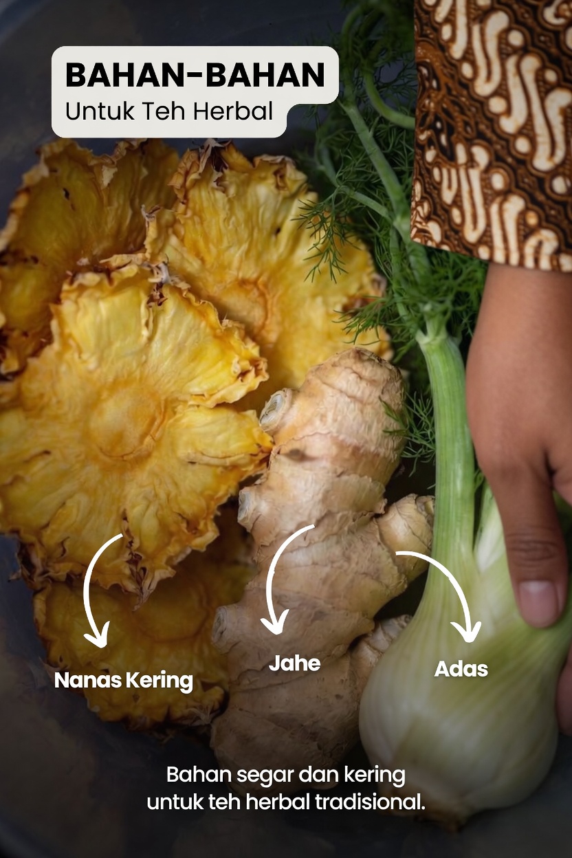 Temukan Resep Minuman Malam Sederhana dengan Nanas, Jahe, dan Adas untuk Mendukung Kesehatan Ginjal