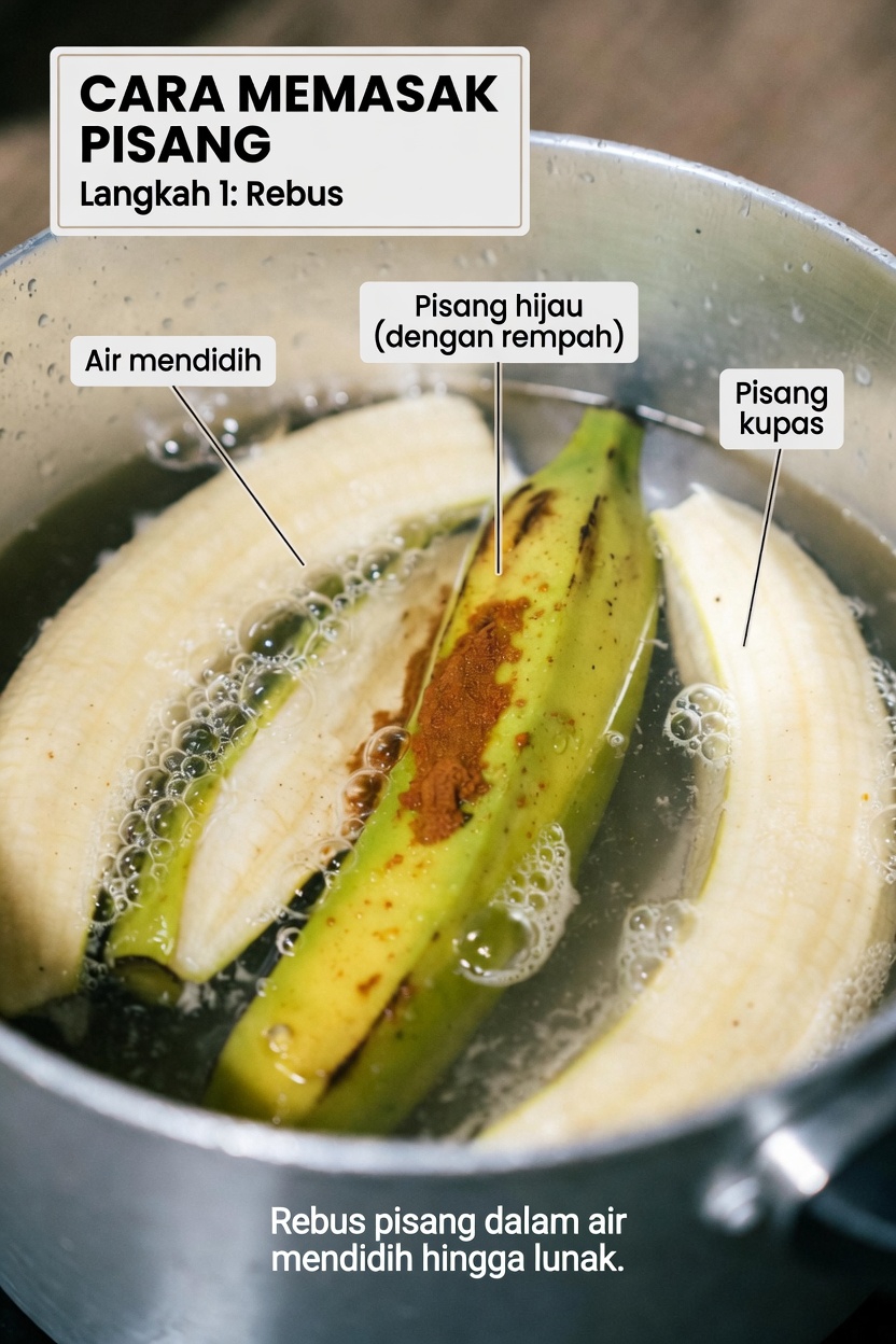 Kesalahan Umum yang Dilakukan Orang Saat Merebus Pisang Saba agar Pencernaan Lebih Baik dan Energi Tetap Stabil