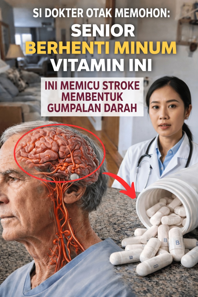 Sebagai Dokter OTAK, saya TERKEJUT Vitamin INI Meningkatkan Risiko Stroke Dalam Semalam Kesehatan Lansia