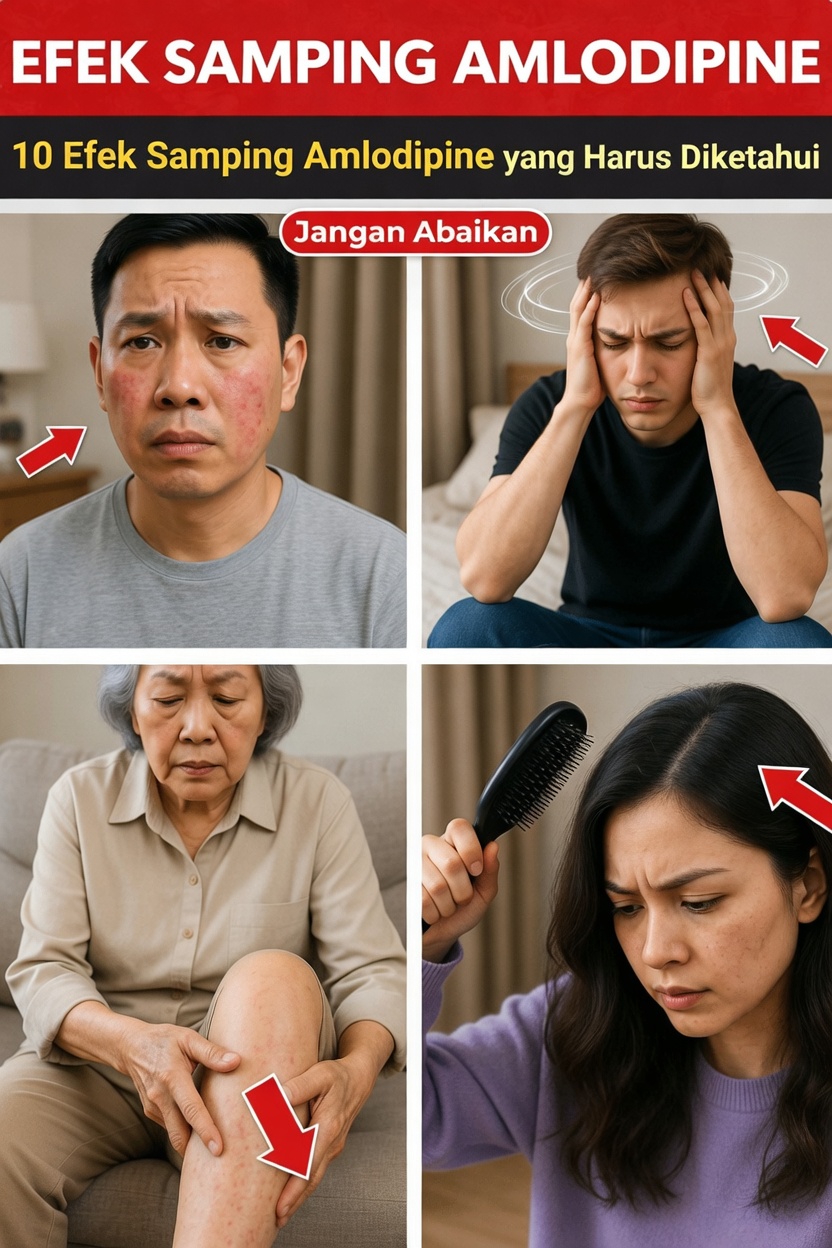 Apa 10 Efek Samping Utama Amlodipine dan Bagaimana Anda Dapat Mengelolanya Setiap Hari?