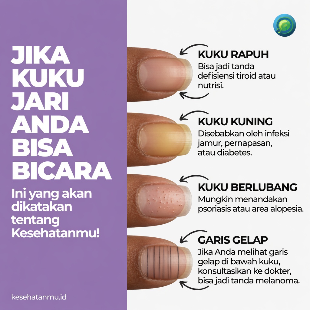 Apa yang Mungkin Dikatakan Garis-Garis di Kuku Anda tentang Kesehatan Anda