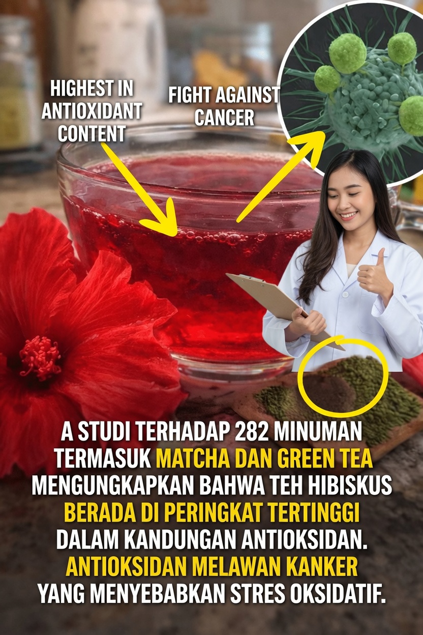 Penemuan Mengejutkan: Mengapa Teh Hibiscus Menduduki Puncak Daftar dalam Studi terhadap 282 Minuman untuk Kandungan Antioksidan