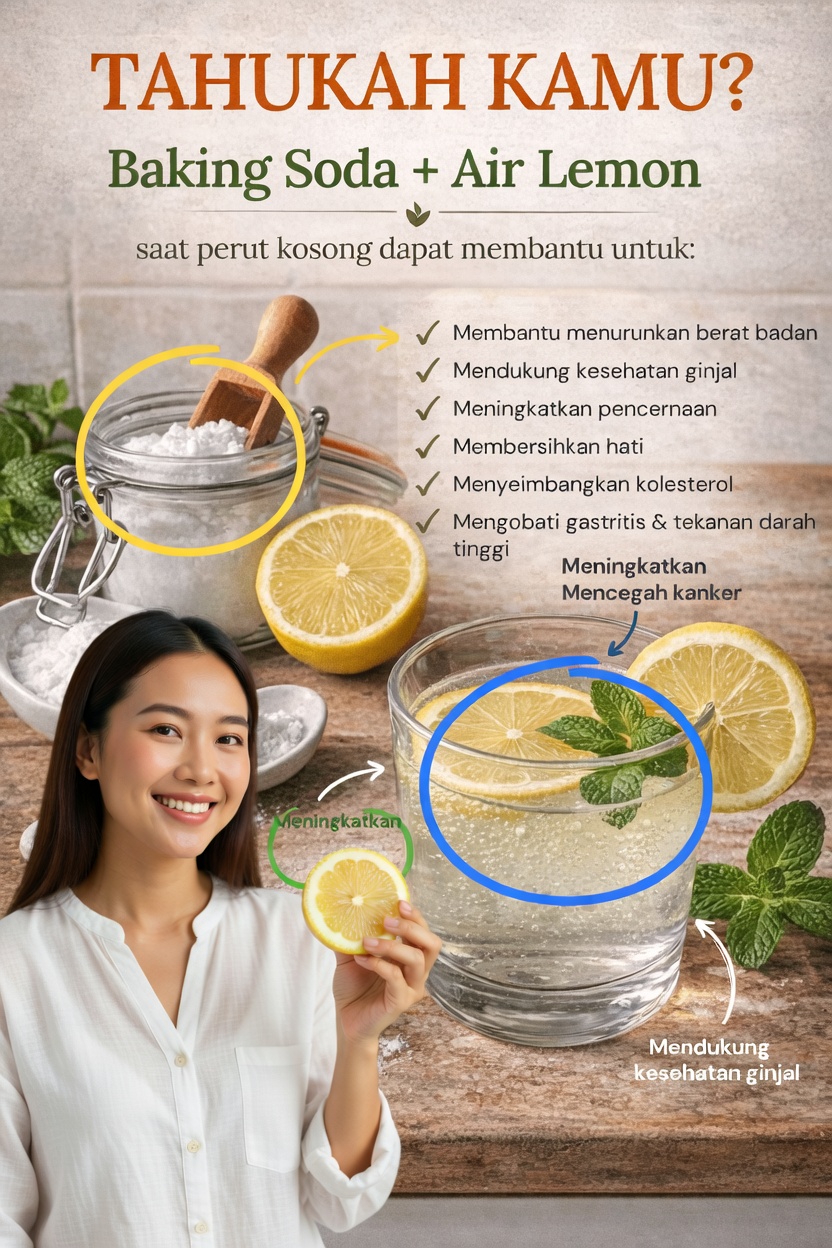 Apa Sebenarnya Soda Kue dan Air Lemon?
