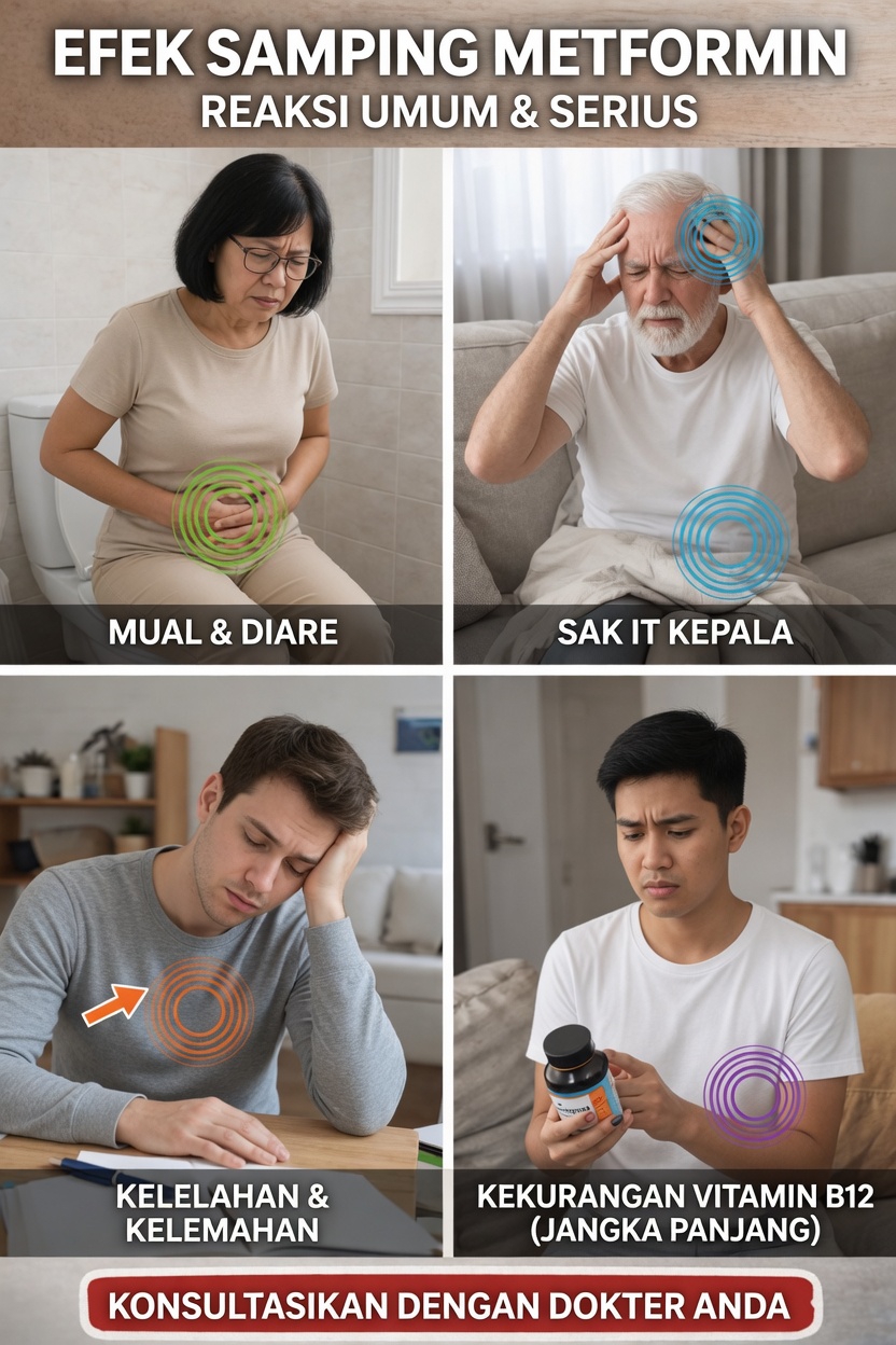 Apa Saja Efek Samping Metformin yang Umum dan Serius yang Perlu Anda Ketahui?