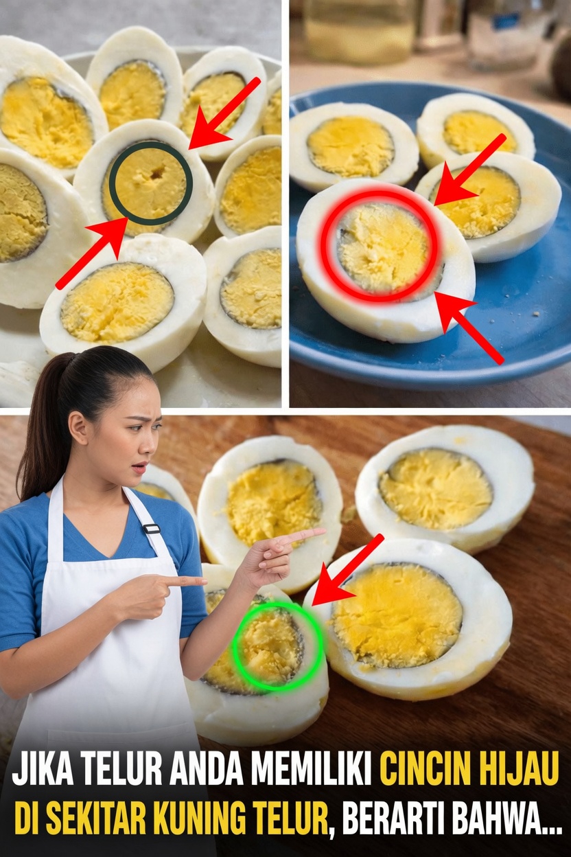 Mengapa Cincin Hijau Muncul di Sekitar Kuning Telur pada Telur Rebus? Inilah Arti Sebenarnya