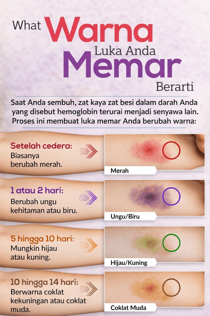 Apa Arti Warna Memar Anda? Peringatan yang Mungkin Sedang Dikirim Tubuh Anda