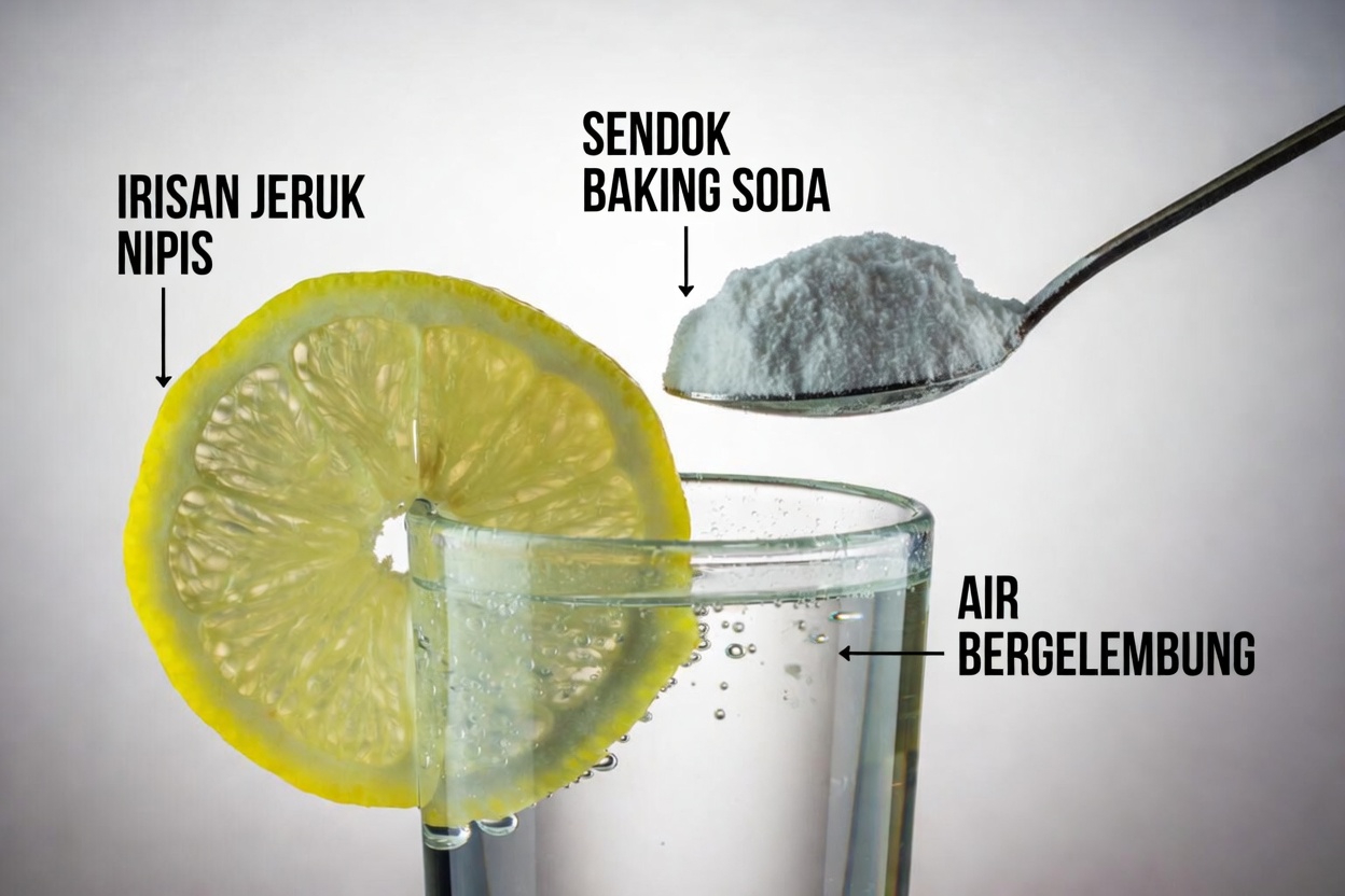 Baking Soda dan Air Lemon di Pagi Hari: Kebiasaan Bermanfaat atau Risiko Tersembunyi?