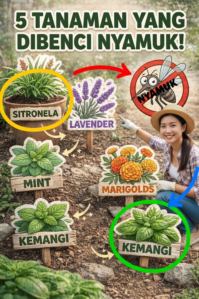 Hentikan Nyamuk Malam Ini? 5 Tanaman Taman yang Dilupakan Banyak Rumah di Meksiko