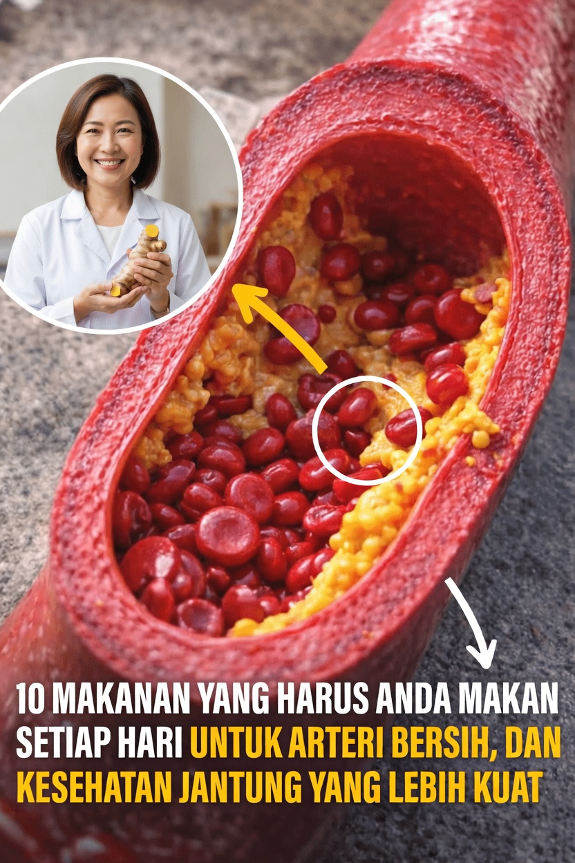 10 Makanan Terbaik yang Membantu Menjaga Arteri Tetap Bersih dan Mendukung Kesehatan Jantung