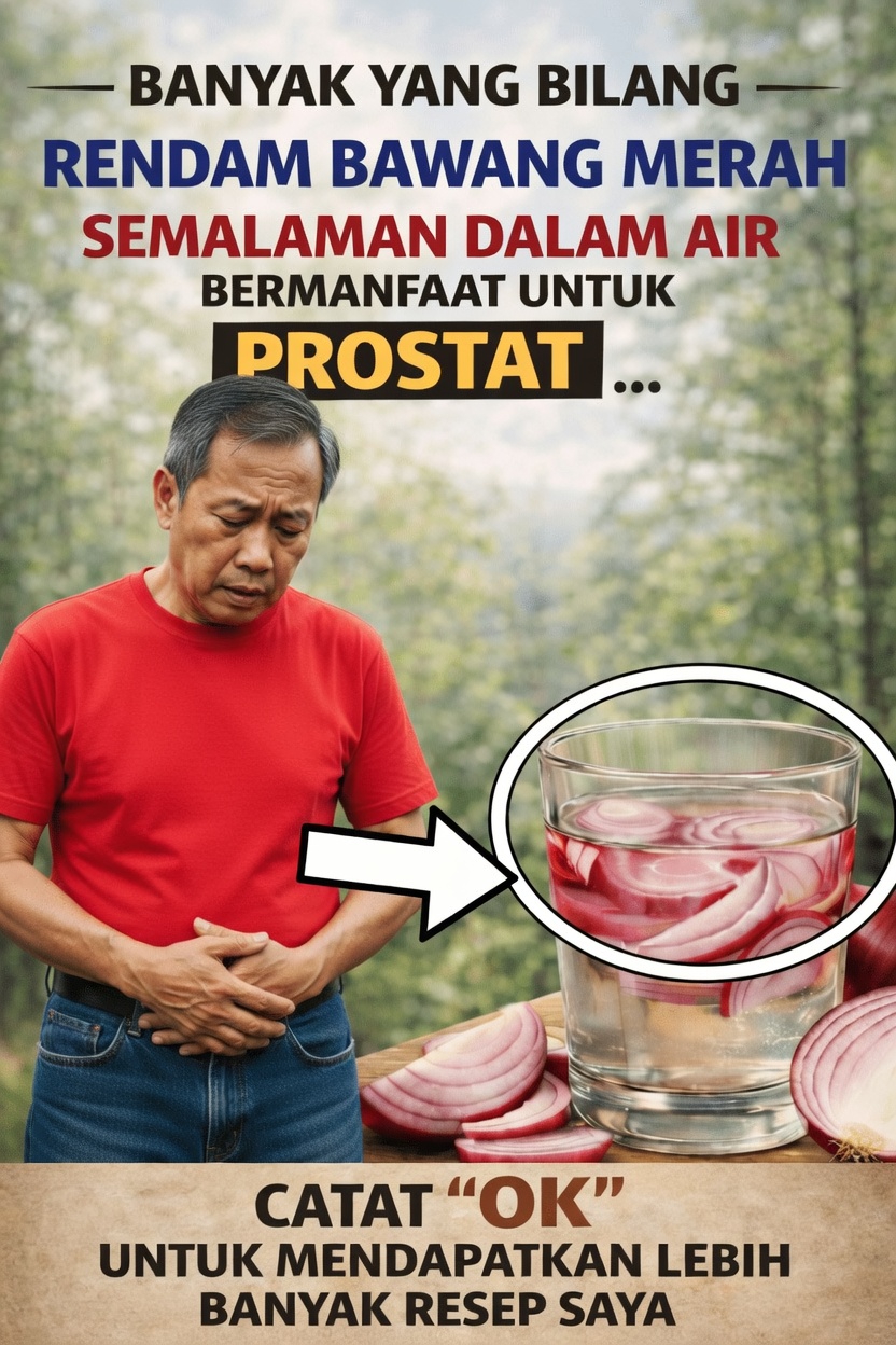 Air Bawang Merah: Kebiasaan Harian Sederhana untuk Dijajaki demi Mendukung Kesehatan Prostat