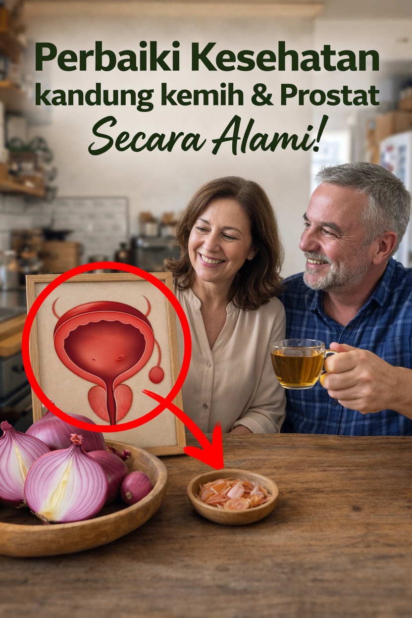 Cara Mendukung Kesehatan Kandung Kemih dan Prostat Anda Secara Alami di Rumah dengan Resep Sederhana Bawang Merah