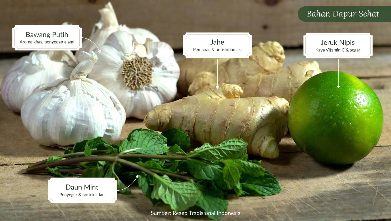 Bisakah Bahan Sehari-hari seperti Bawang Putih, Jahe, Jeruk Nipis, dan Mint Mendukung Tekanan Darah yang Sehat?