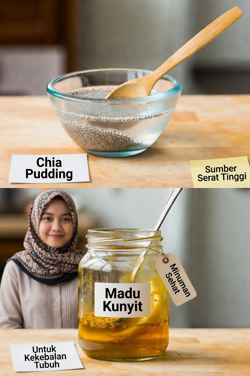 Kebiasaan Pagi yang Sederhana: Mengenal Minuman Menyegarkan dengan Kunyit, Lemon, Madu, dan Biji Chia