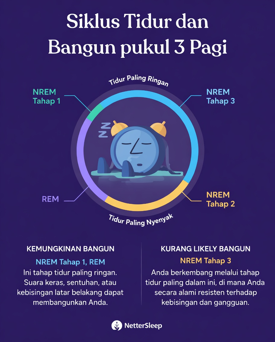 Mengapa Anda Sering Terbangun Antara Pukul 3 dan 4 Pagi? Memahami Alasan yang Umum dan Cara Sederhana untuk Tidur Lebih Nyenyak