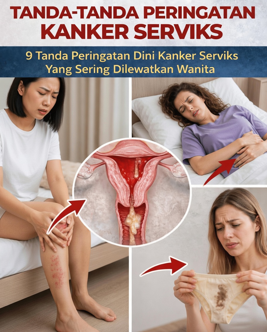 9 Tanda Peringatan Dini Kanker Serviks yang Cenderung Diabaikan Kebanyakan Wanita dalam Rutinitas Mereka