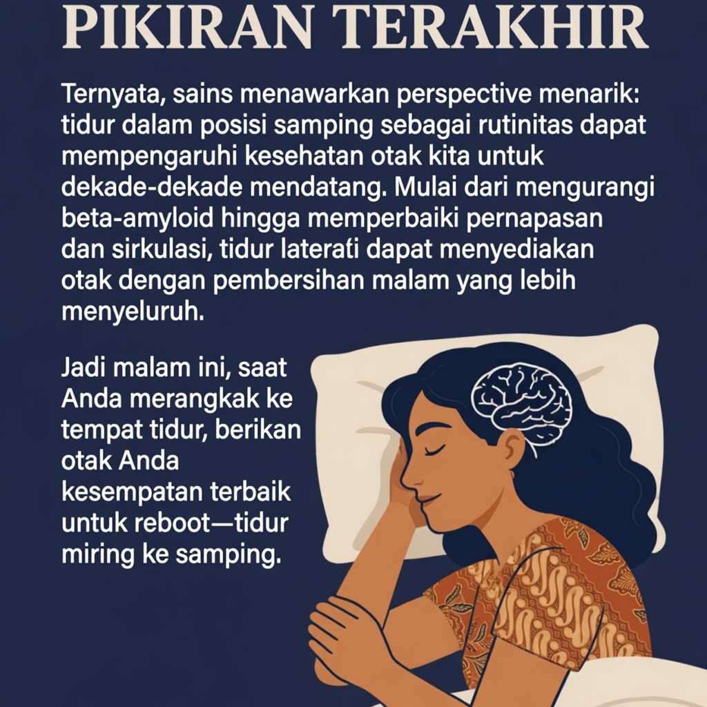 Apakah Posisi Tidur Anda Diam-diam Mempengaruhi Daya Ingat Seiring Bertambahnya Usia? Yang Perlu Diketahui Para Lansia