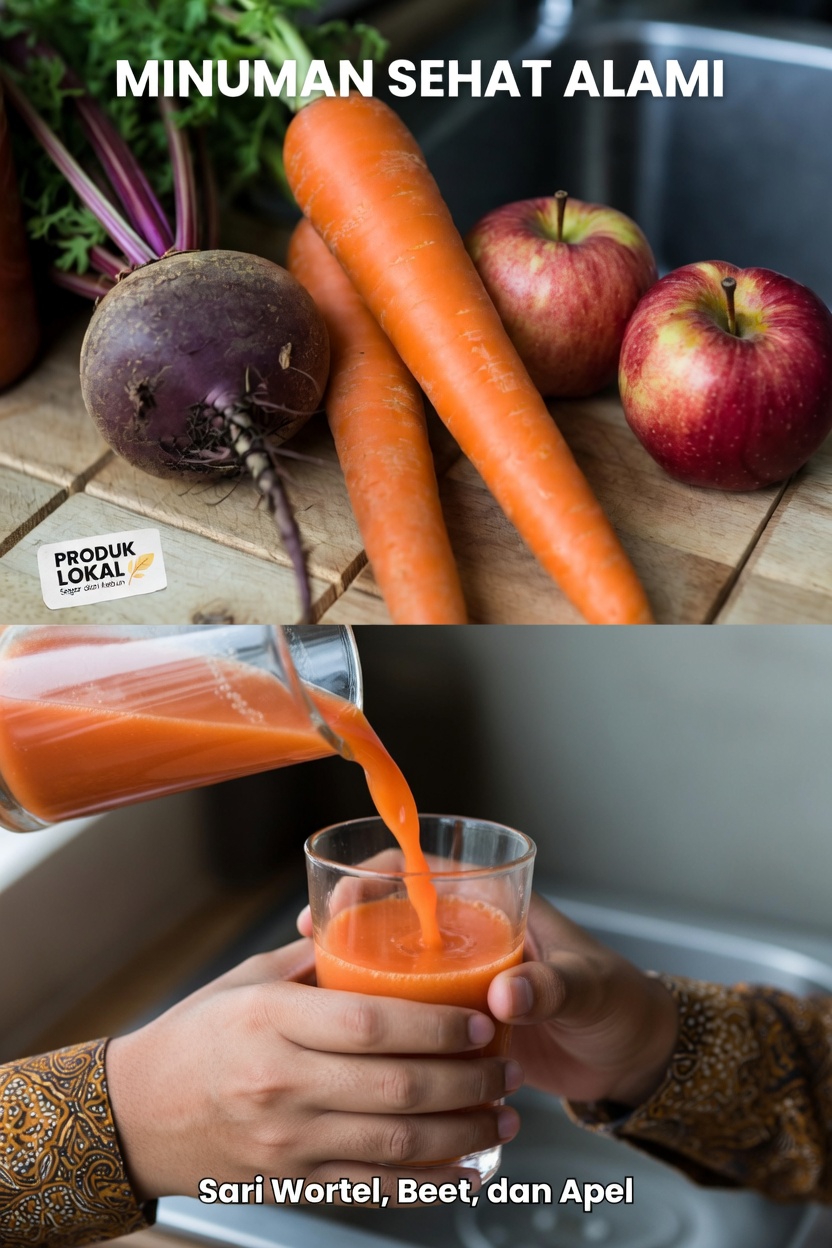 Cara Membuat Jus Wortel, Bit, dan Apel: Resep Sederhana untuk Rutinitas Kesehatan Anda