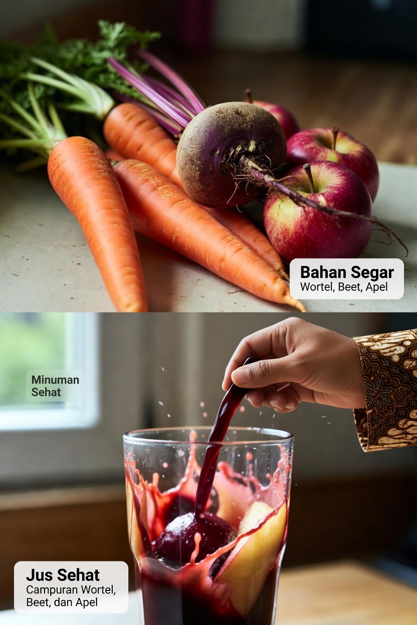 Cara Membuat Jus Wortel, Bit, dan Apel: Resep Sederhana untuk Rutinitas Kesehatan Anda