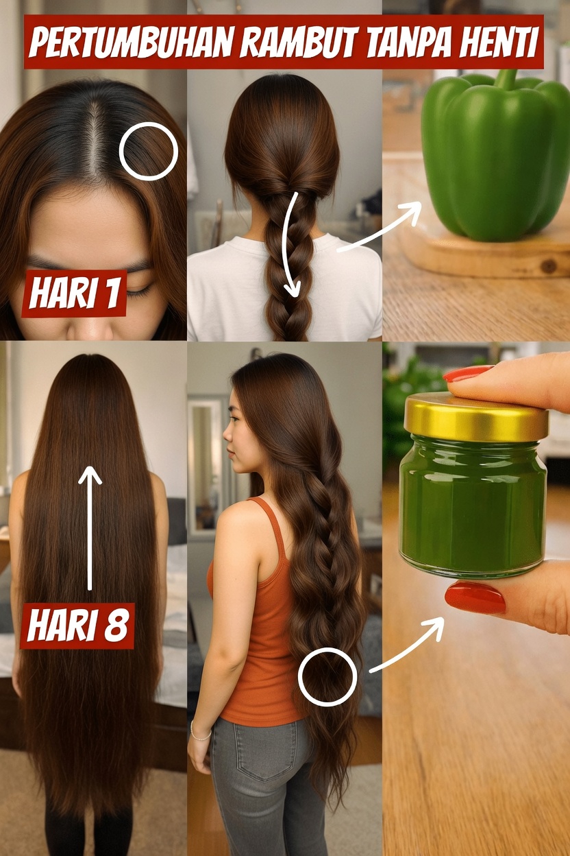 Temukan Rahasia Perawatan Rambut Tradisional India Ini Menggunakan Paprika Hijau untuk Rambut Lebih Sehat Secara Alami di Rumah