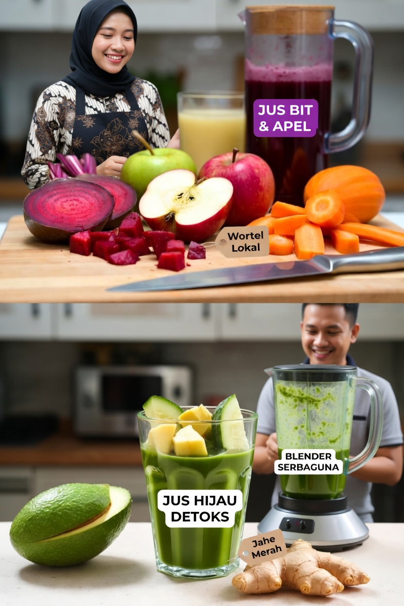 Temukan 6 Resep Jus Rumahan Lezat untuk Mendukung Energi, Imunitas, dan Tidur Nyenyak Secara Alami