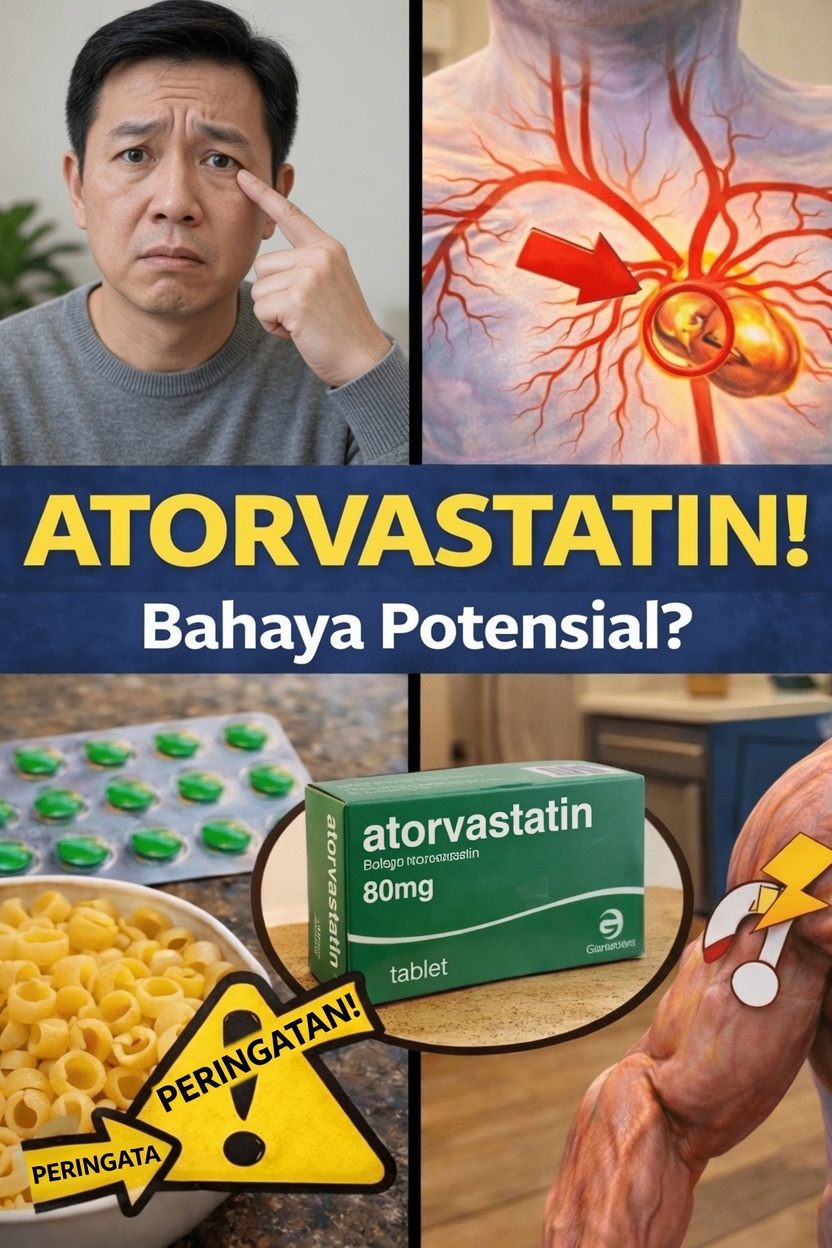 Efek Samping Atorvastatin: Apa yang Perlu Anda Ketahui Sebelum Mengonsumsi Obat Kolesterol Umum Ini