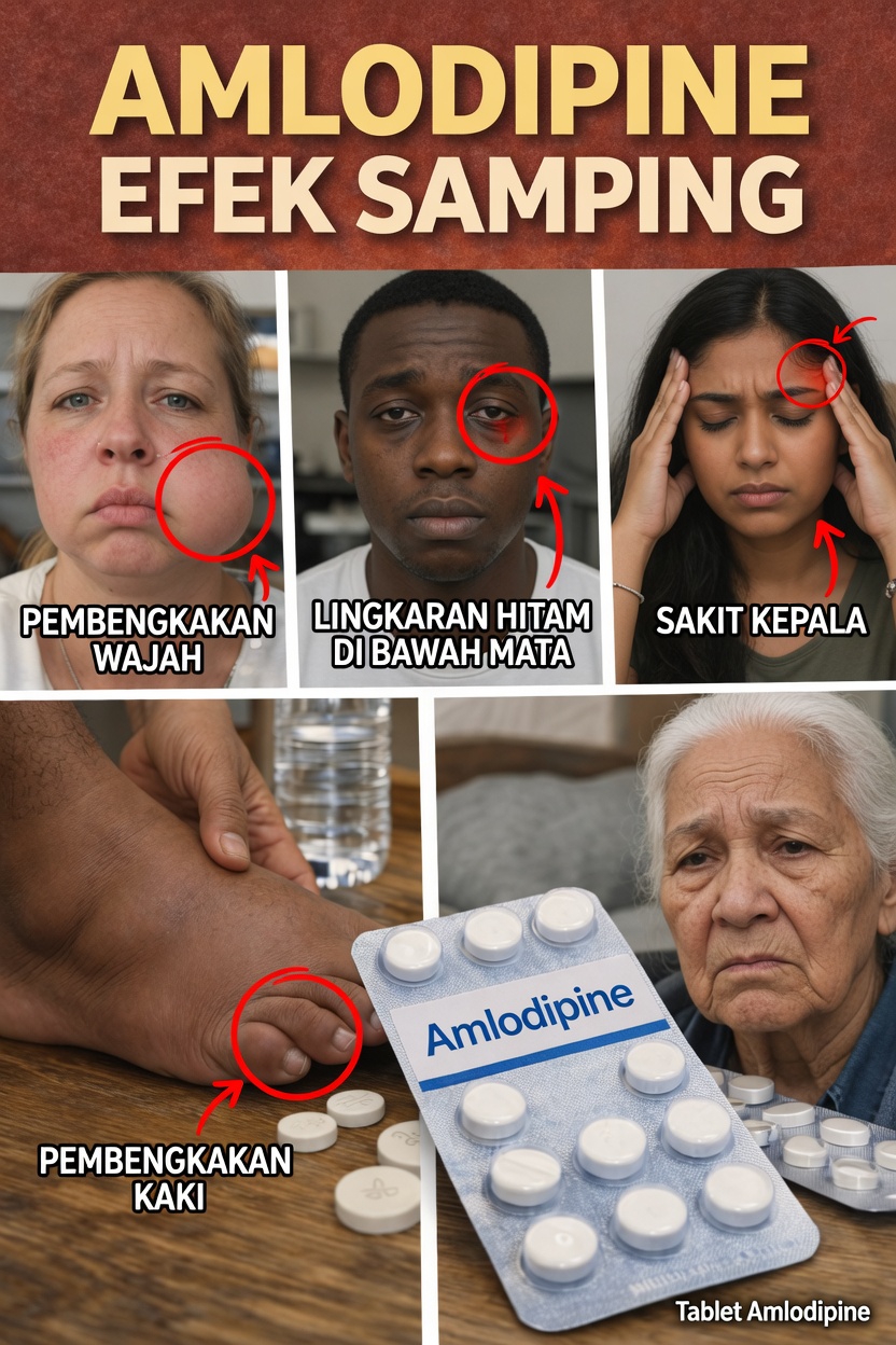 12 Efek Samping Umum Amlodipine yang Harus Anda Waspadai (Dan Cara Mengatasinya)