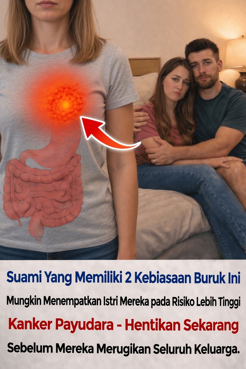 Bagaimana kebiasaan tidak sehat suami seperti merokok dan alkohol dapat memengaruhi faktor risiko kanker payudara pada istri